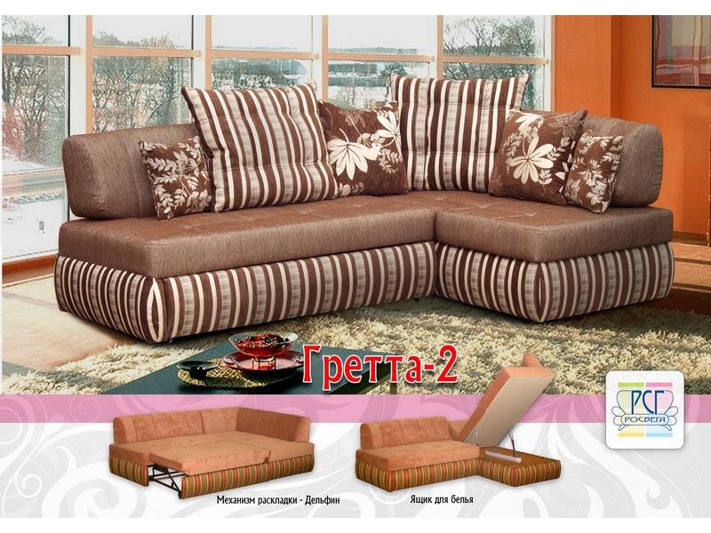 небольшой угловой диван гретта 2 в Нижневартовске