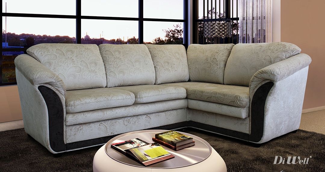 диван угловой с плавными формами чикаго 2 в Нижневартовске