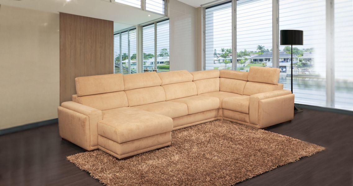 стильный большой угловой диван lincoln в Нижневартовске