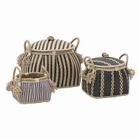 корзины с крышкой lorraine, набор из 3 шт. в Нижневартовске