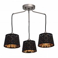 подвесная люстра mw-light лацио 8 103012003 черная в Нижневартовске