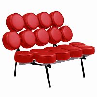 диван marshmallow sofa прямой красный в Нижневартовске