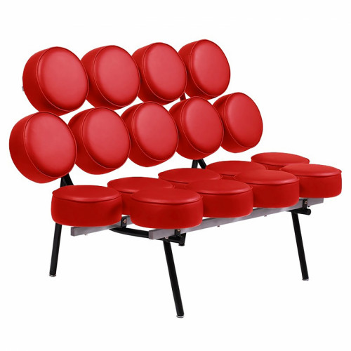 диван marshmallow sofa прямой красный в Нижневартовске