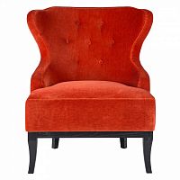 кресло red velvet красное в Нижневартовске