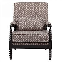 кресло мягкое с подлокотниками assange armchair бежевое в Нижневартовске