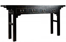 консоль золотой век 178х38х85 черная в Нижневартовске