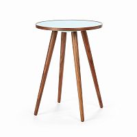 стол кофейный sputnik высота 55 диаметр 41 коричневый в Нижневартовске