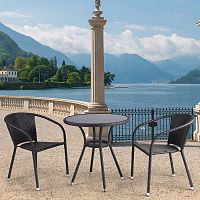 комплект мебели из искуственного ротанга ceri коричневый на 2 персоны в Нижневартовске