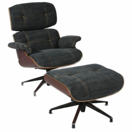 кресло jeans dark серое в Нижневартовске