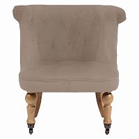 кресло amelie french country chair бежевое в Нижневартовске