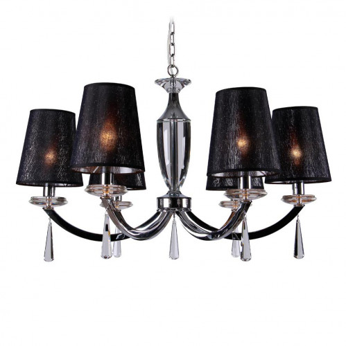 люстра дизайнерская splint хром черная в Нижневартовске