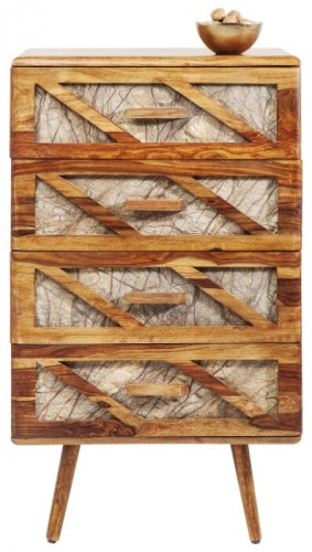 kare design комод yukon, коллекция "юкон" 70*122*40, палисандр, манго, коричневый в Нижневартовске