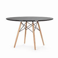 стол обеденный eiffel диаметр 120 черный в Нижневартовске