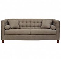 диван sereno трехместный прямой бежевый в Нижневартовске