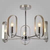 потолочная люстра eurosvet maglia 60077/5 хром в Нижневартовске