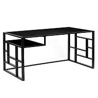 рабочий стол millenium lite black черный дуб в Нижневартовске