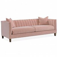 диван penelope sofa прямой розовый в Нижневартовске