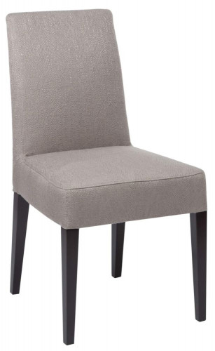 стул aylso dining chair кожа серая в Нижневартовске