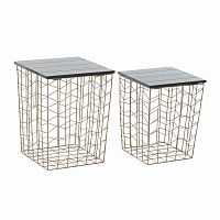 набор стол-корзина золотой, черный в Нижневартовске