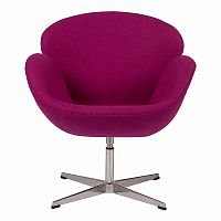 кресло swan chair лиловое в Нижневартовске