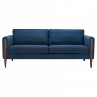 диван brownie прямой синий в Нижневартовске