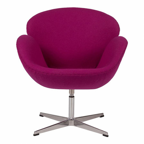 кресло swan chair лиловое в Нижневартовске