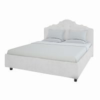 кровать подростковая с мягкой спинкой 140х200 молочная palace в Нижневартовске