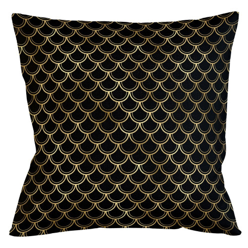 интерьерная подушка «чешуйки двойные» (ночь) в Нижневартовске