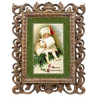 репродукция старинной рождественской гравюры a girl in white в Нижневартовске