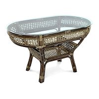 стол пеланги, овальный,коричневый в Нижневартовске