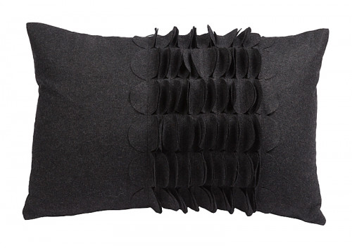 подушка с объемным узором giselle dark gray в Нижневартовске