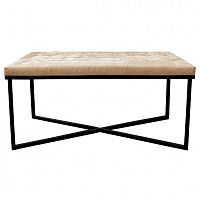 банкетка бежевая на черном основании в Нижневартовске