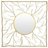 зеркало декоративное в квадратной золотой раме в Нижневартовске