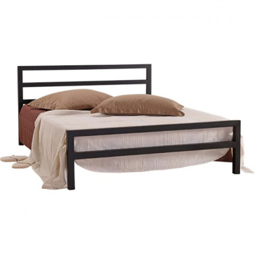 кровать полутораспальная 150х200 черная аристо в Нижневартовске