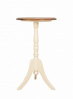 стол кофейный круглый leontina бежевый в Нижневартовске