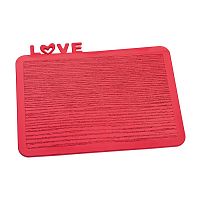 разделочная доска happy board love, красная в Нижневартовске