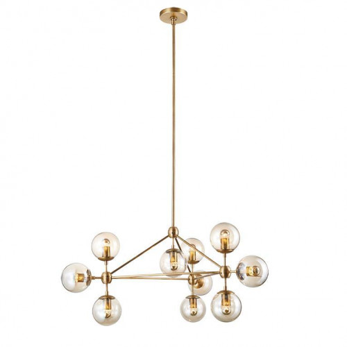 подвесная люстра newport 5810/c янтарная в Нижневартовске