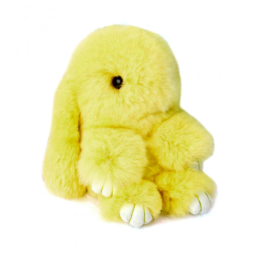 меховой зайка брелок жёлтый в Нижневартовске