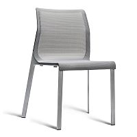 кресло pegus без подлокотников светло-серое в Нижневартовске