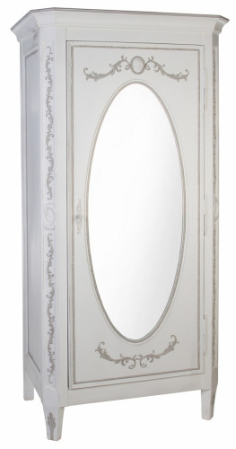 шкаф платяной однодверный камея серый в Нижневартовске