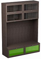 шкаф многоцелевой noire без ящиков дуб венге в Нижневартовске