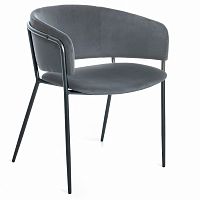 стул konnie бархат серый от la forma (ex julia grup) в Нижневартовске