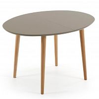 стол oakland коричневый овальный от la forma (ex julia grup) в Нижневартовске