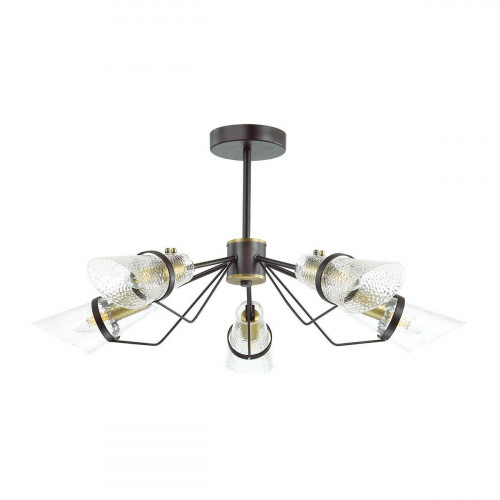 потолочная люстра lumion morgana 4404/5c коричневая в Нижневартовске