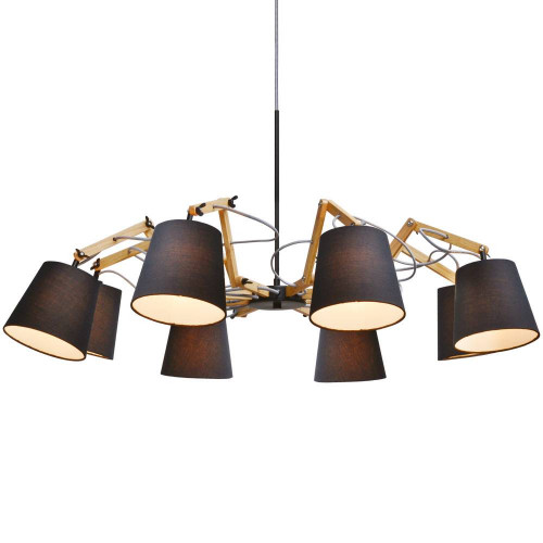 подвесная люстра arte lamp pinoccio a5700lm-8bk в Нижневартовске
