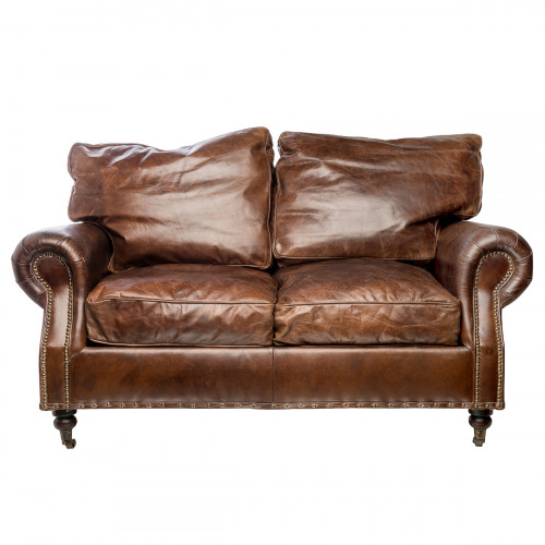 диван maxwell двухместный прямой коричневый в Нижневартовске