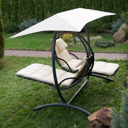 двойное подвесное кресло качели luna-concept белый в Нижневартовске