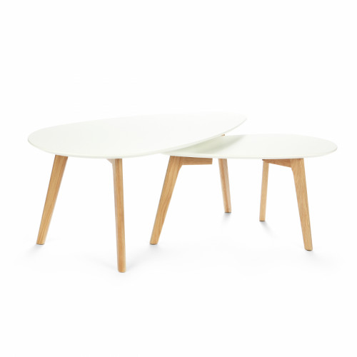 набор кофейных столов lexie белый в Нижневартовске