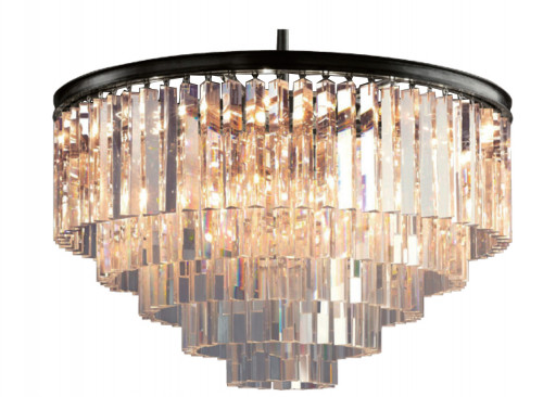 люстра odeon 5 rings черное основание в Нижневартовске