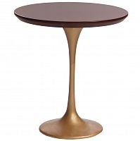 стол кофейный apriori t подстолье: эмаль золото, столешница: орех в Нижневартовске